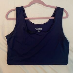 Larken X nursing pumping bra navy blue